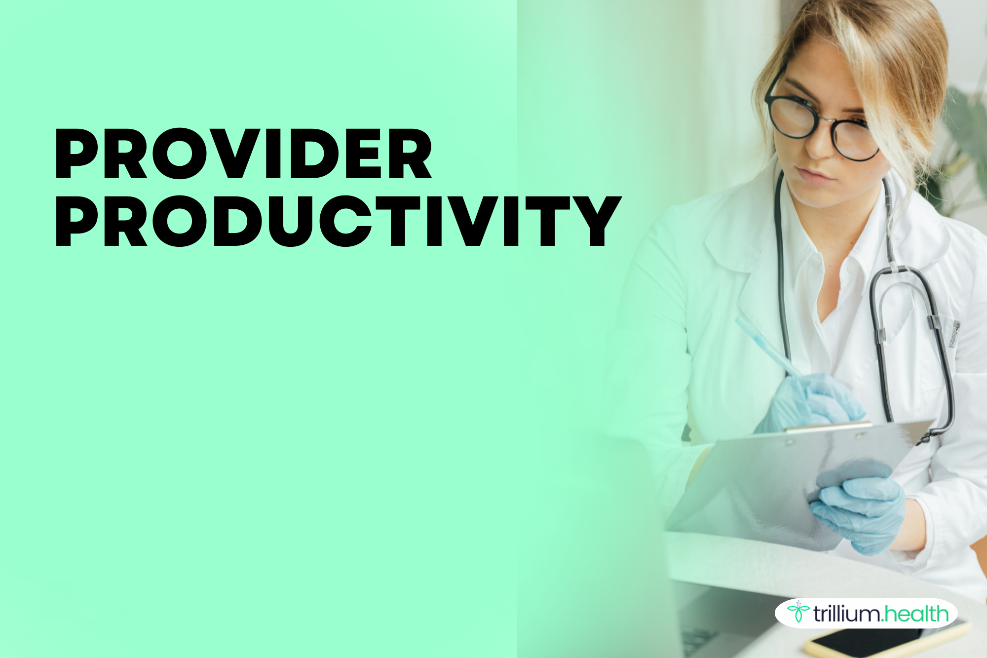 Provider productivity